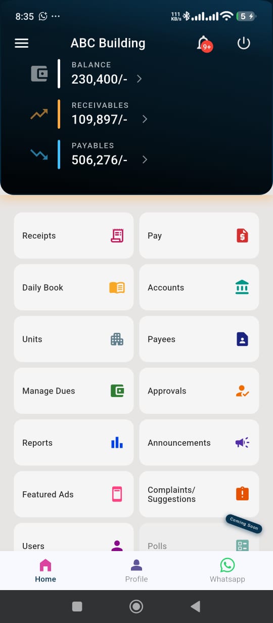 Fixers admin overview