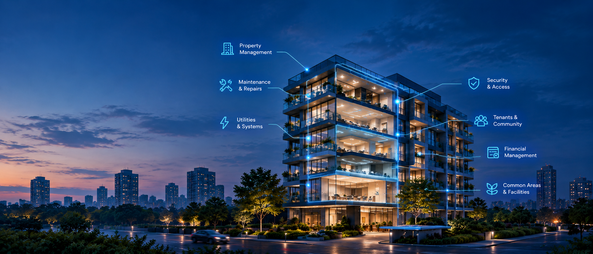 Fixers building operations — property management, maintenance, utilities, security, tenants and financial management